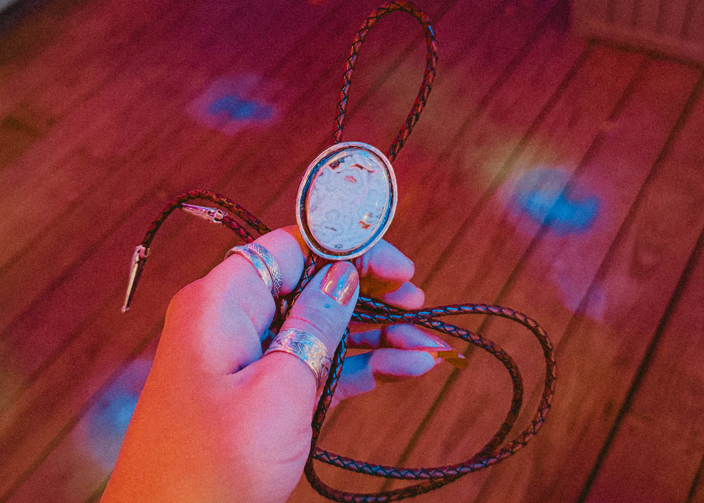 Ocean Jasper Bolo Tie #4