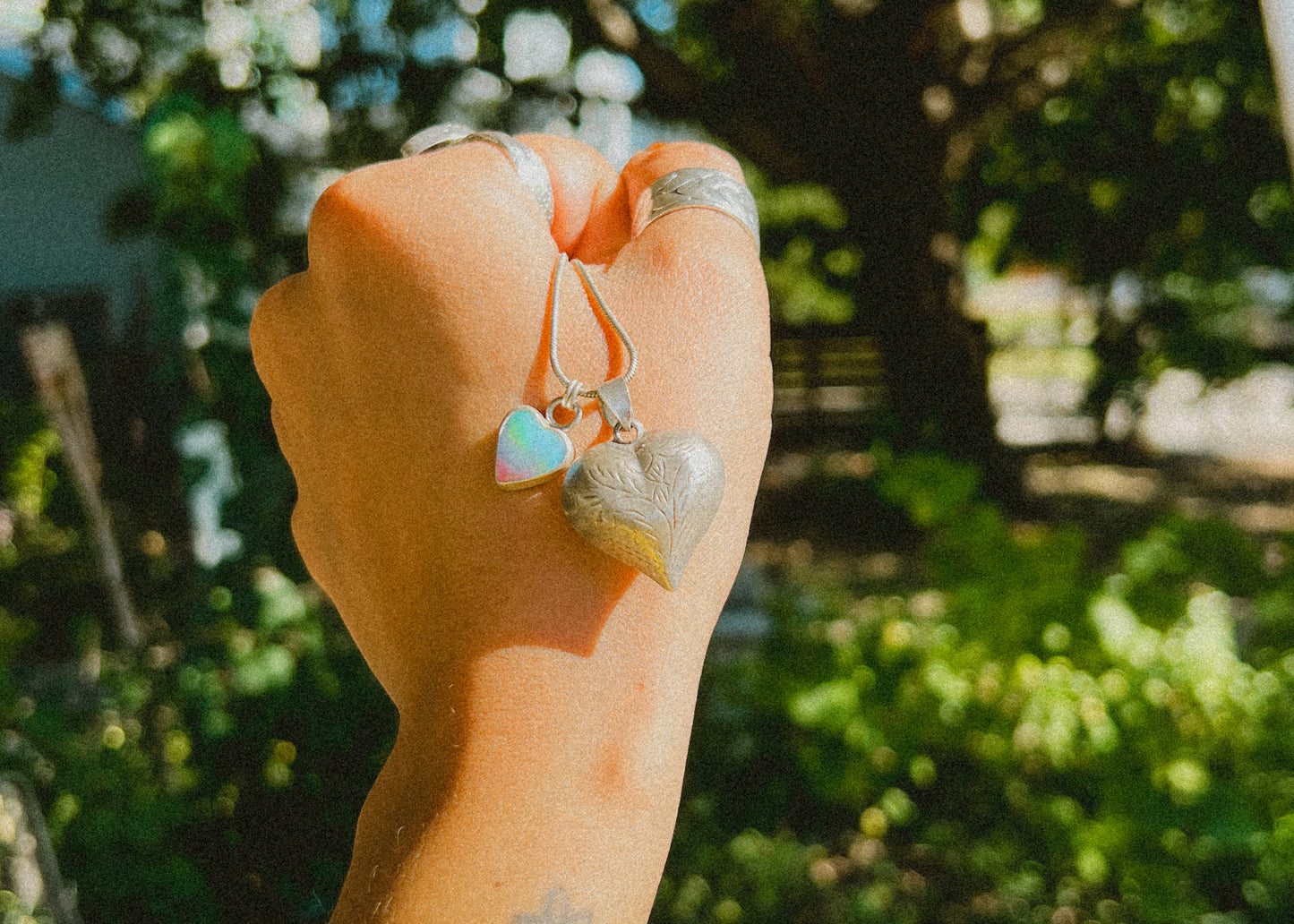 Puffy Hearts Pendant