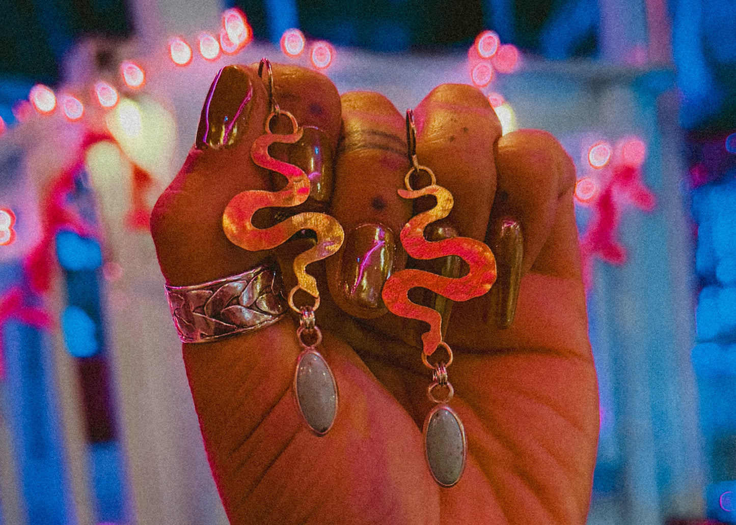 Cannanea Snake Earrings