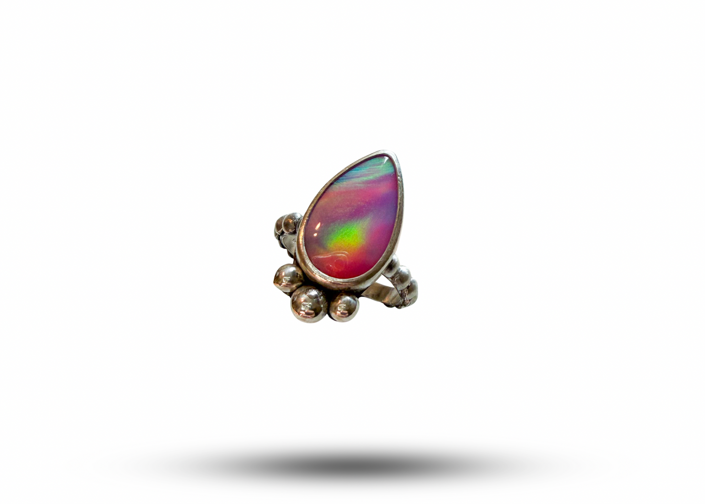 Aurora Opal Ring - sz. 8