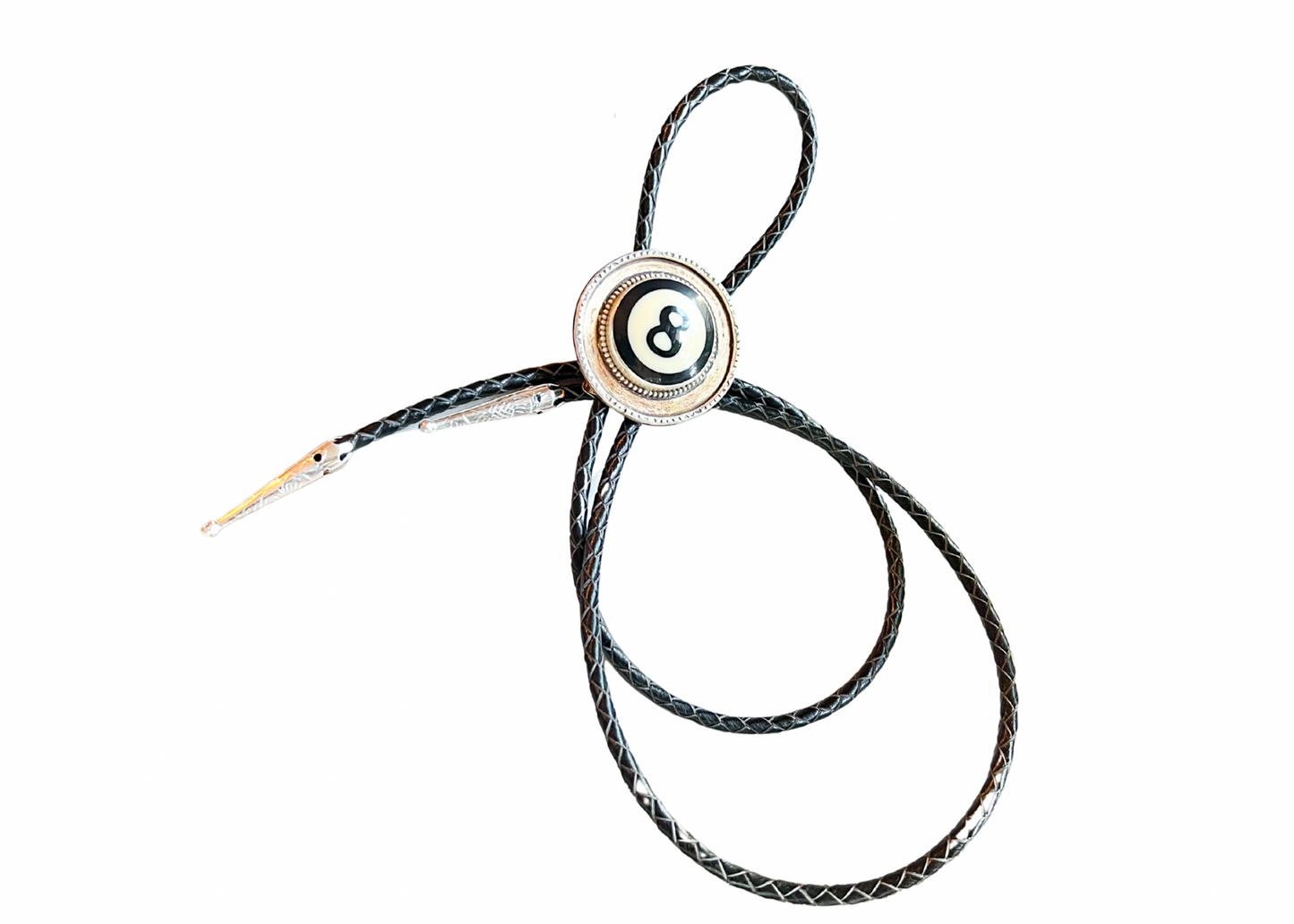 8 Ball Bolo Tie
