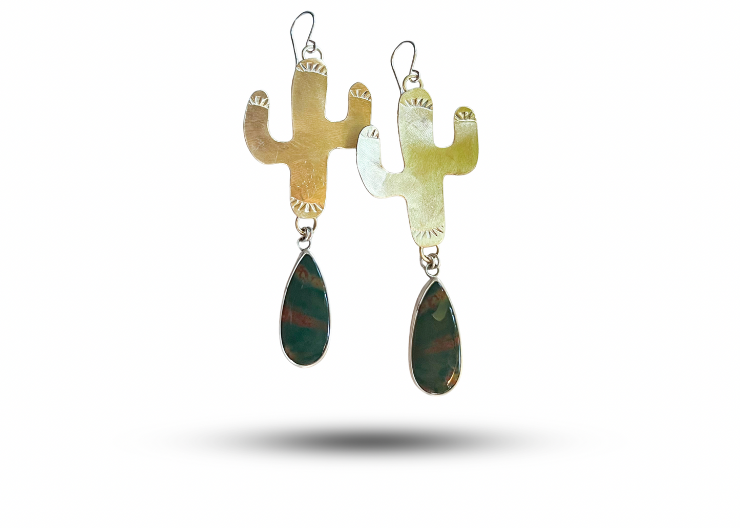 Saguaro Bloodstone Earrings