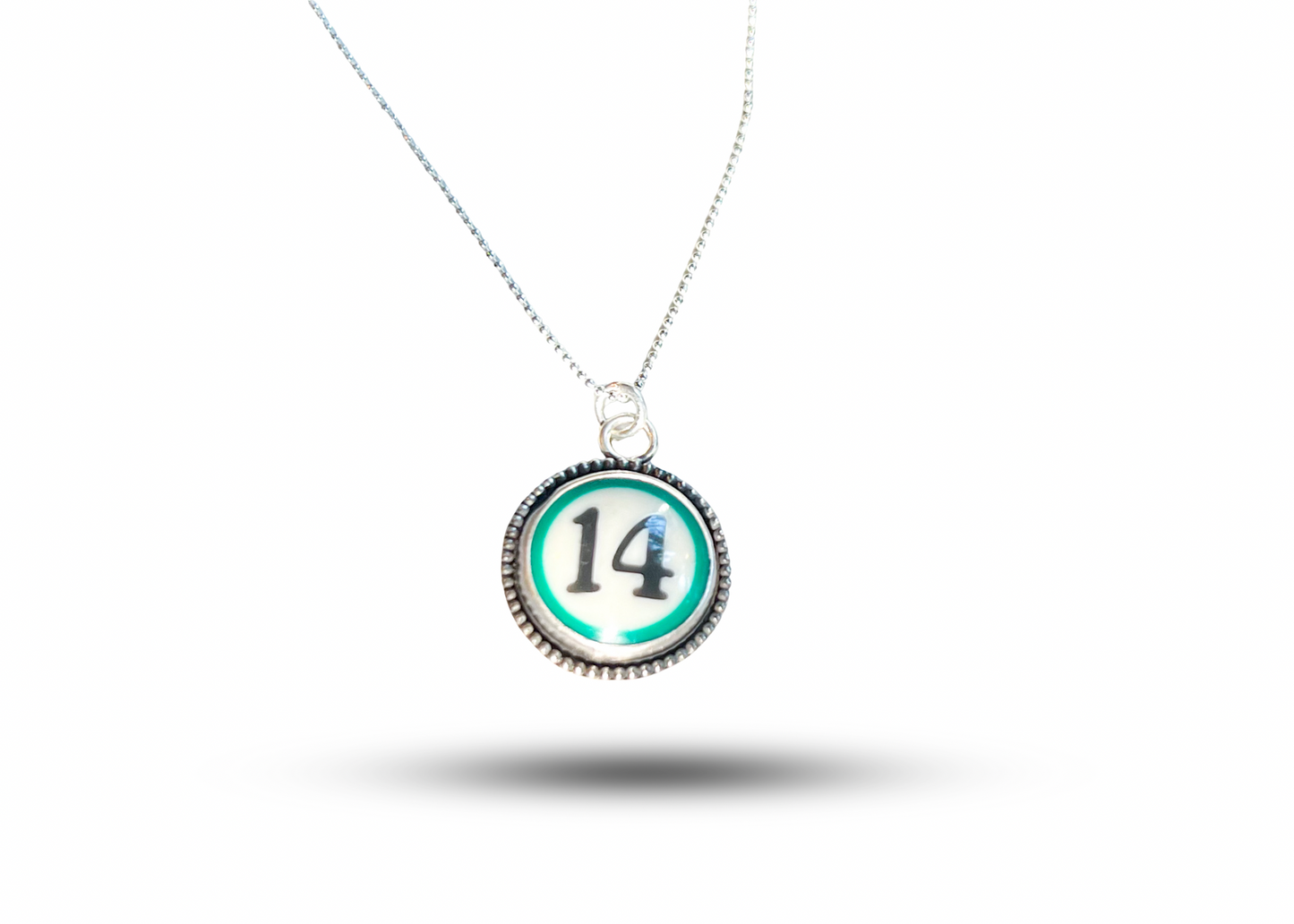 14 Pool Ball Necklace