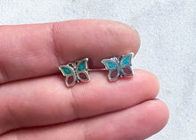 Load image into Gallery viewer, Inlay Butterfly Studs
