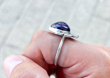 Load image into Gallery viewer, High Dome Amethyst Ring -sz. 9.5
