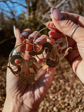 Load image into Gallery viewer, Snake Hoop Earrings
