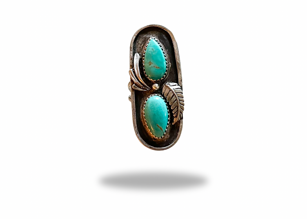 Royston Turquoise Ring - sz 8.5