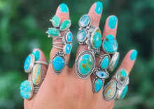 Load image into Gallery viewer, Fox Turquoise Ring - sz. 7
