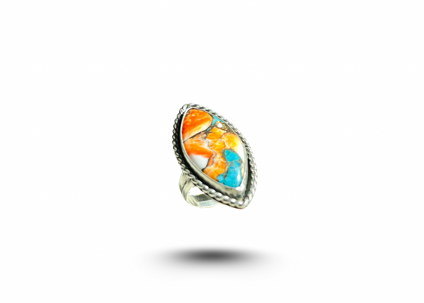 Oyster Turquoise Ring - sz. 6