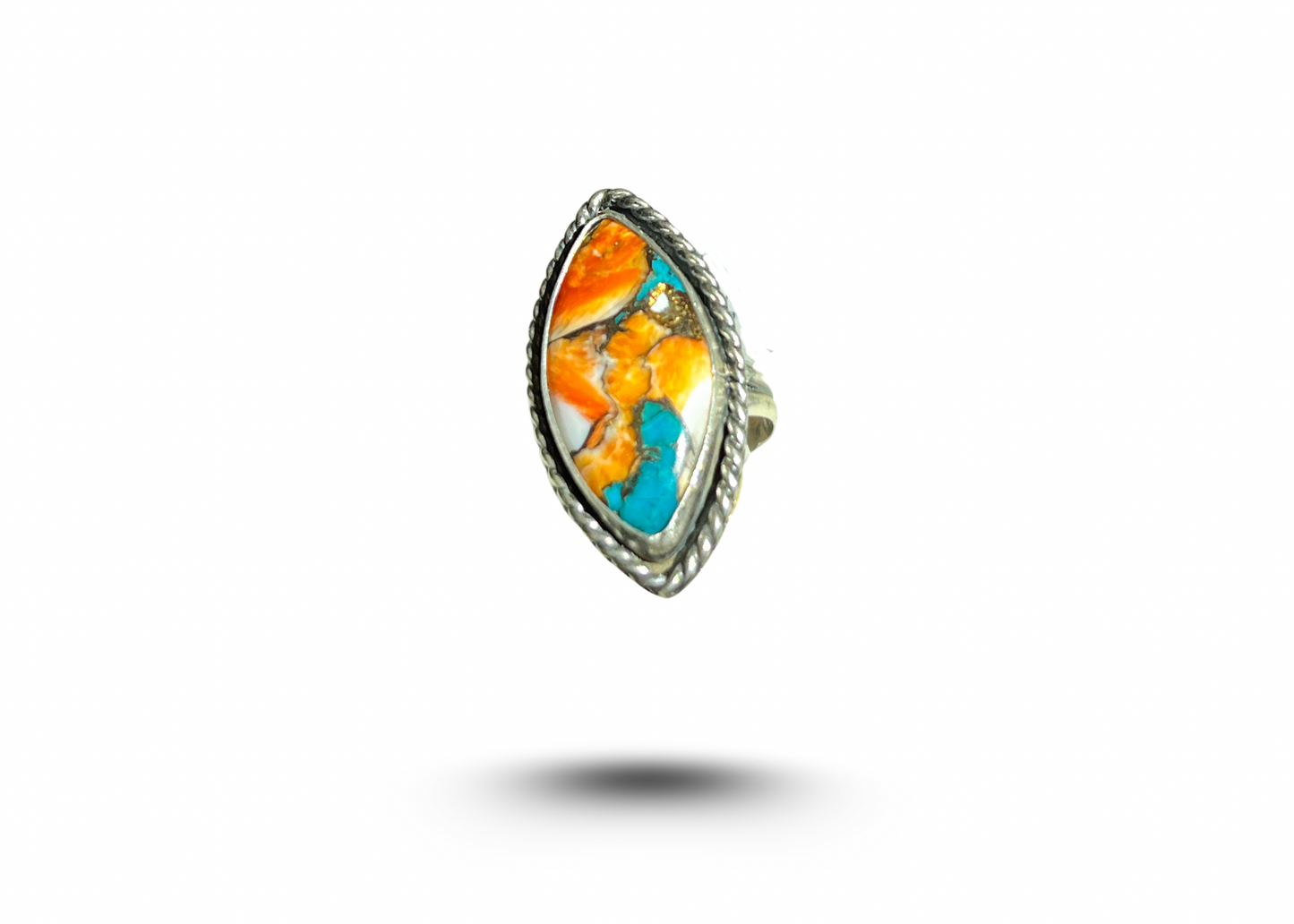 Oyster Turquoise Ring - sz. 6