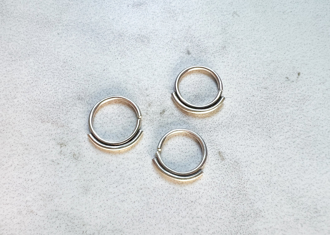 Double Curve Septum Ring