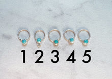 Load image into Gallery viewer, Turquoise Septum Rings
