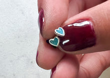 Load image into Gallery viewer, Inlay Heart Studs
