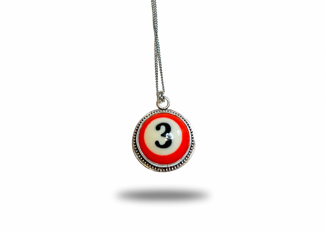 Pool Ball Pendant 3