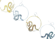 Load image into Gallery viewer, Snake Hoop Earrings
