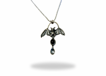 Load image into Gallery viewer, Onyx Bat Pendant
