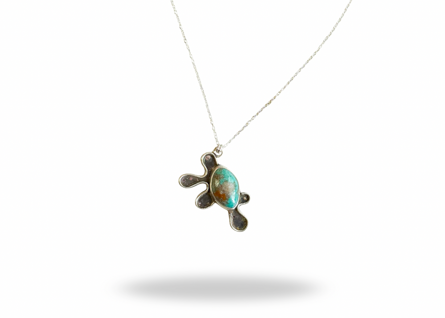 Turquoise Splat Necklace