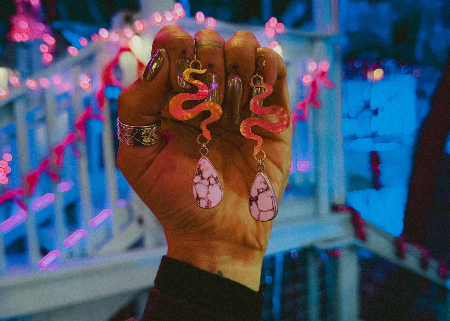 Wild Horse Snake Earrings