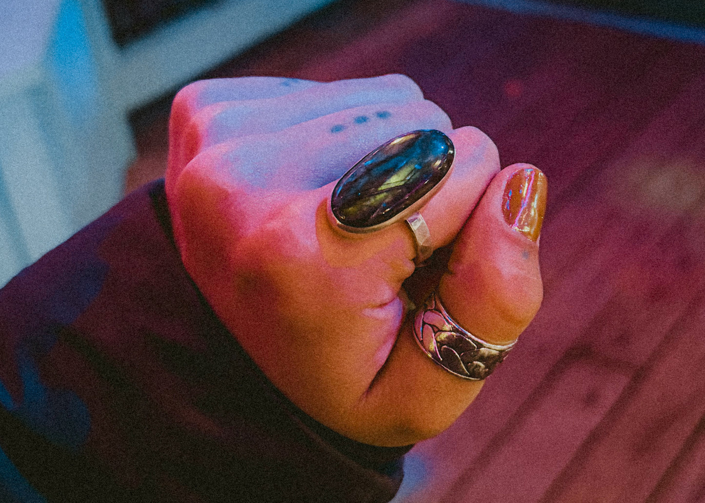 Labradorite Ring - sz. 10.75