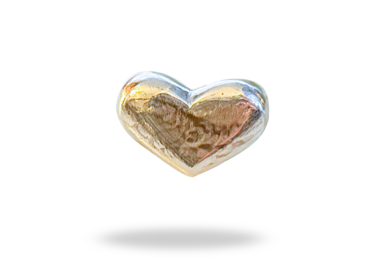 Silver Heart Ring - sz. 10