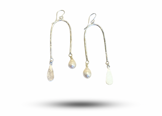Pearl Arch Earrings