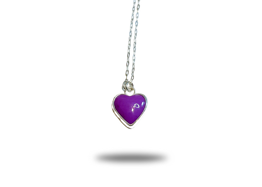 Purple Heart Pendant