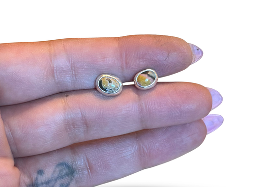 Ocean Jasper Stud Earrings