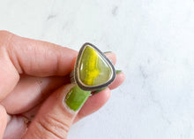 Load image into Gallery viewer, Yellow Jasper Ring - sz 9
