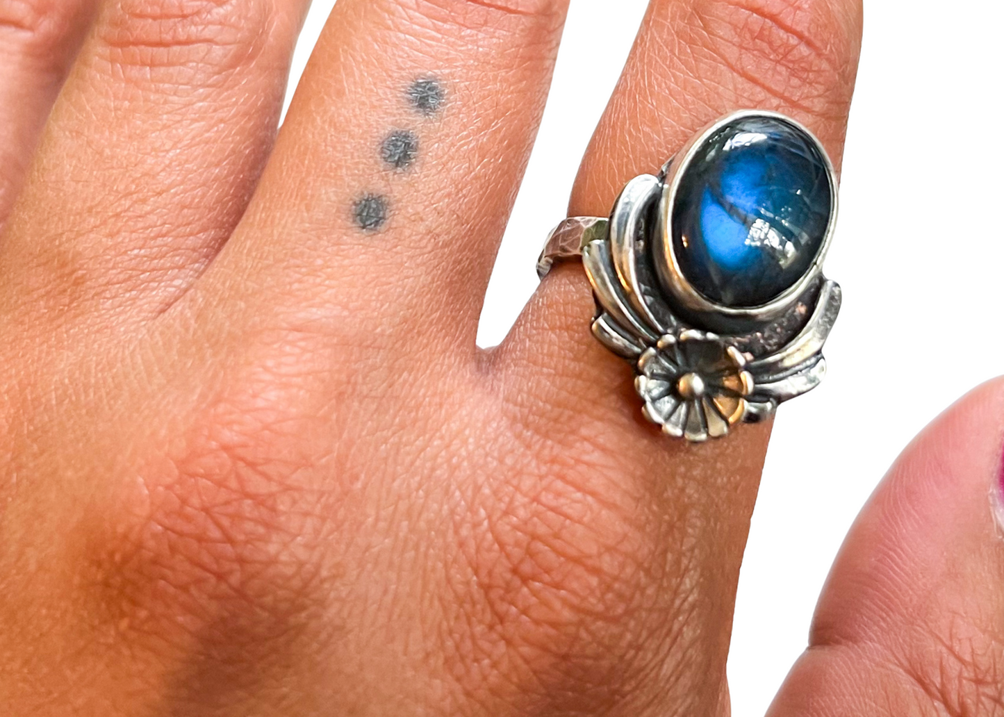 Labradorite Ring - sz. 9