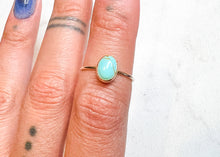 Load image into Gallery viewer, Gold Mini Turquoise Ring -sz.6
