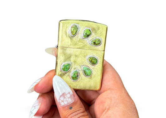 Turquoise Zippo Lighter