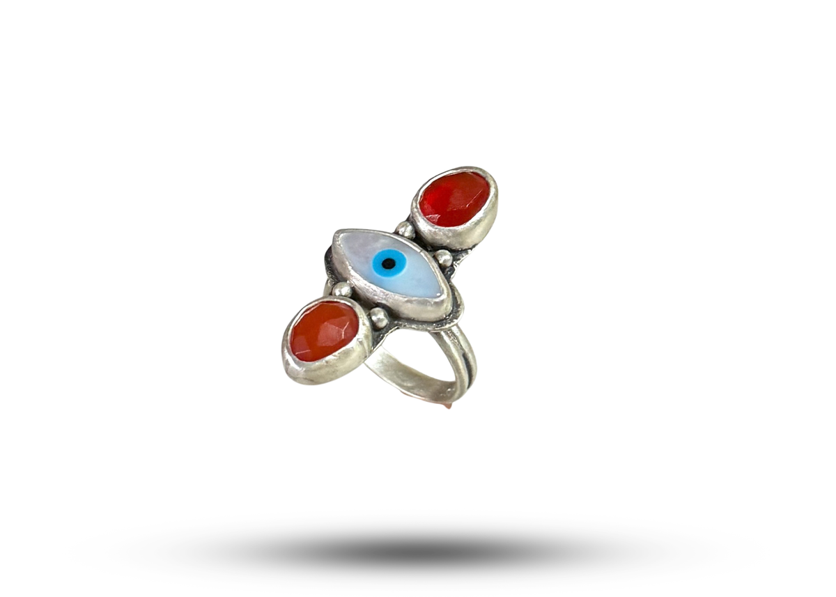Evil Eye Ring - sz. 6.5