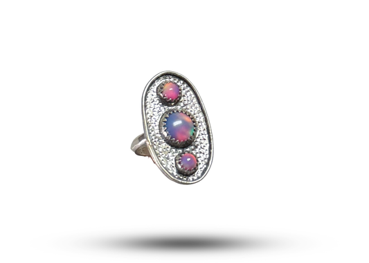 Aurora Opal Ring - sz. 5.25