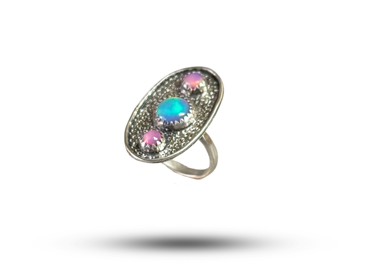 Aurora Opal Ring - sz. 5.25