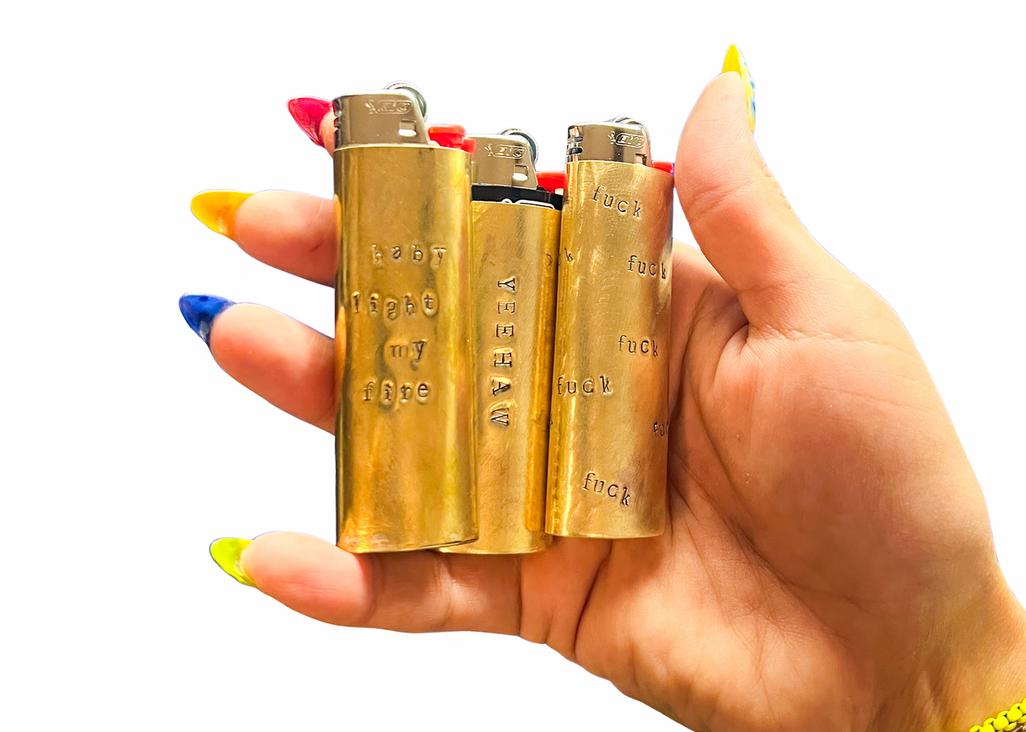 Brass Lighter Cover