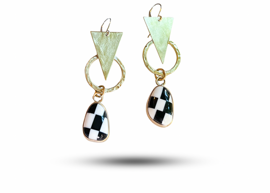 Checkerboard Earrings