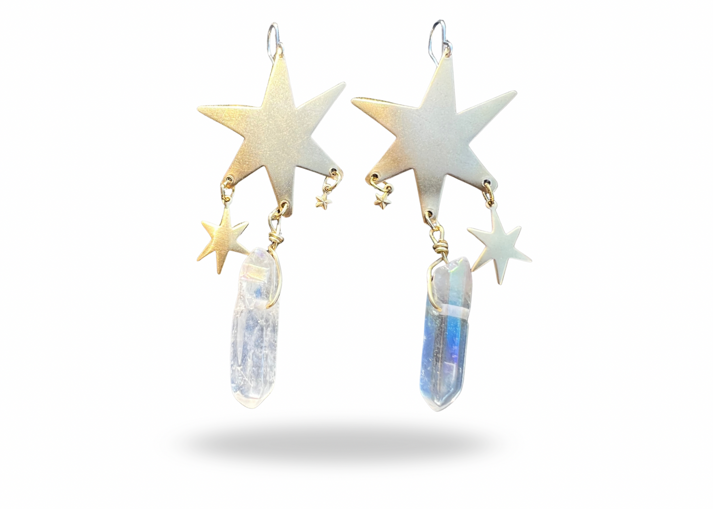 Big Star Crystal Earrings