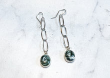 Load image into Gallery viewer, Seraphinite Chain Earrings
