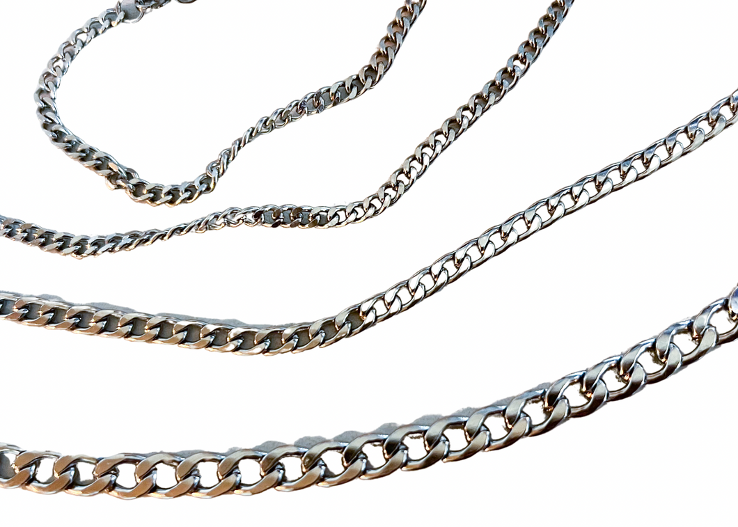 Silver Essential Cuban Link Chain