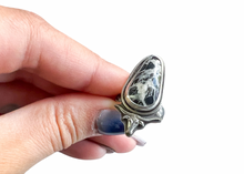 Load image into Gallery viewer, White Buffalo Longhorn Ring -sz.7
