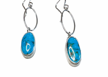 Load image into Gallery viewer, Kingman Lil Hoop Earrings
