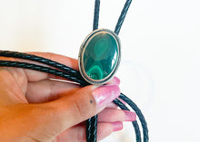 Load image into Gallery viewer, Malachite Bolo Tie
