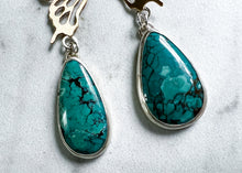 Load image into Gallery viewer, Hubei Turquoise Butterfly Earrings
