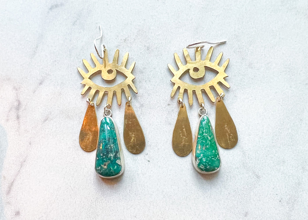 Turquoise Sad Grl Earrings