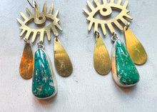 Load image into Gallery viewer, Turquoise Sad Grl Earrings
