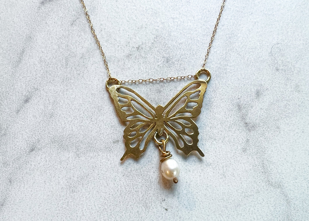 Pearl Monarch Necklace