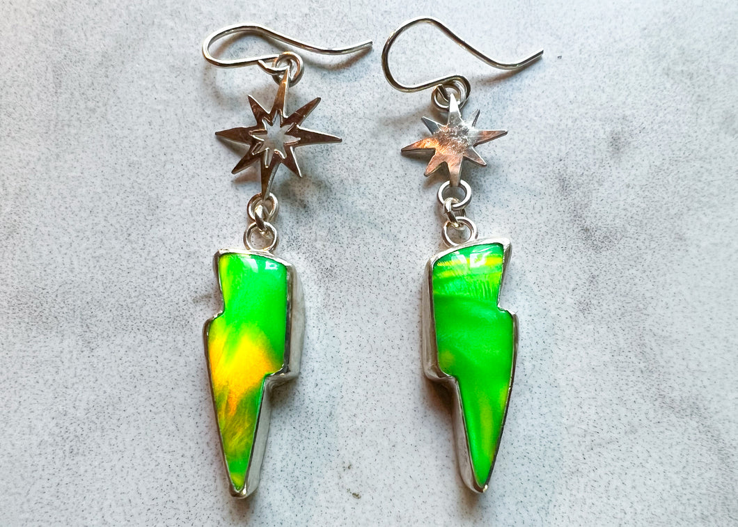 Aurora Opal Flash Earrings