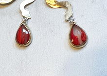 Load image into Gallery viewer, Lake Superior Agate Snake Earrings
