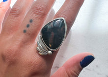 Load image into Gallery viewer, Bloodstone Ring - sz. 8
