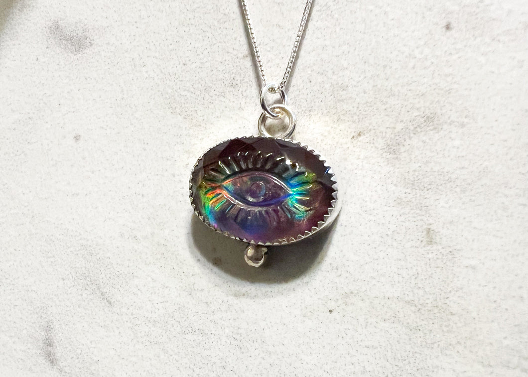 Aurora Opal Eye Pendant #3
